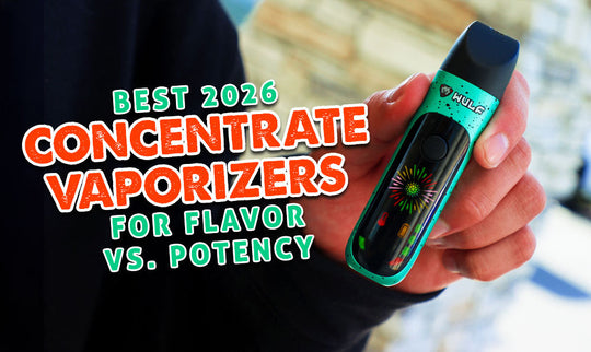 Die besten 2026 Konzentrat-Vaporizer für Geschmack vs. Wirkung
