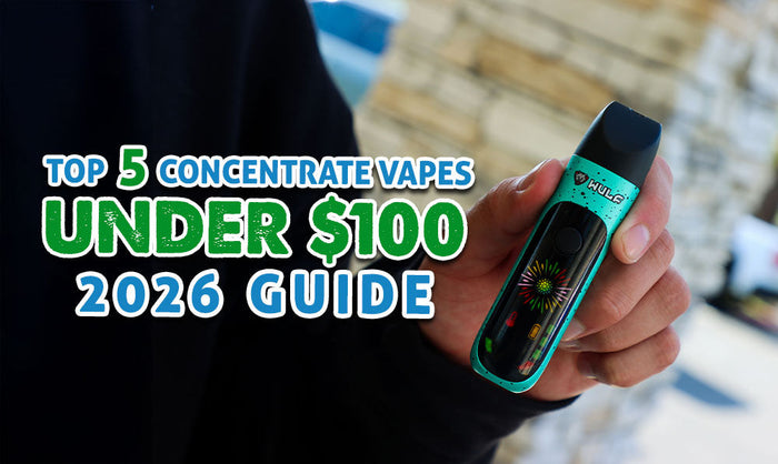 Las 5 mejores plumas vaporizadoras de concentrados por menos de 100 $ (Guía de 2026)