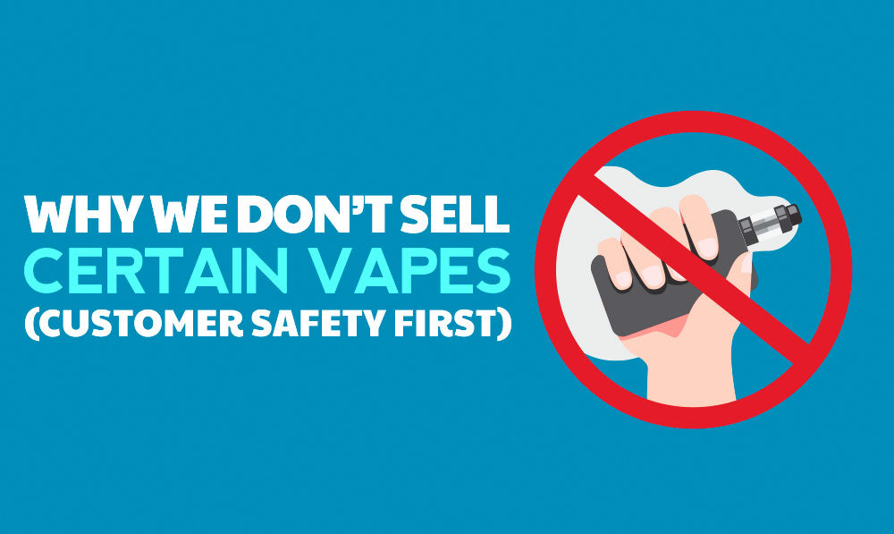 graphic vector of a hand holding a vape with a circle crossed off with text