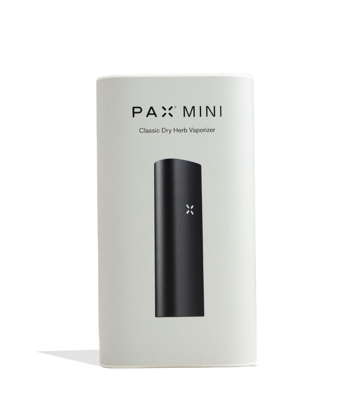 Onyx Pax Mini 2 Portable Dry Herb Vaporizer Packaging Front View on White Background