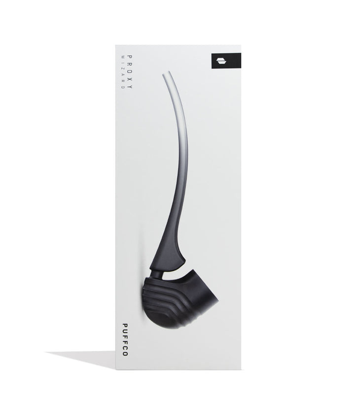 Onyx Puffco New Proxy Wizard Glass Attachment Packaging Front View on White Background