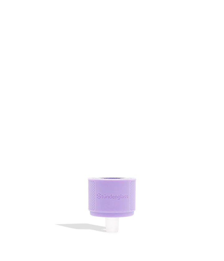 Stündenglass Gravity Infuser Violet Purple dry herb bowl on white background
