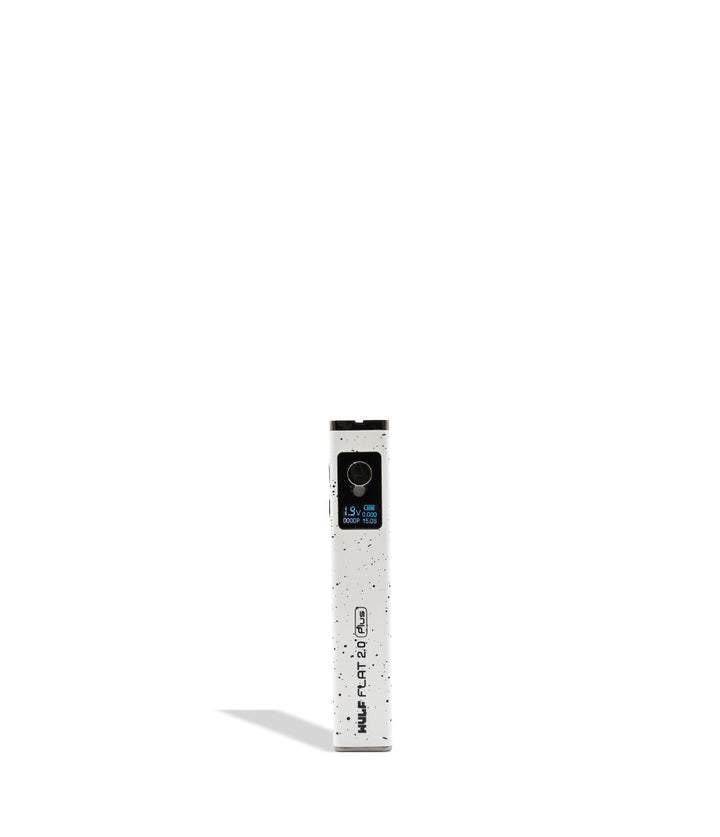 Wulf Mods Flat 2.0 Plus white black spatter on white background
