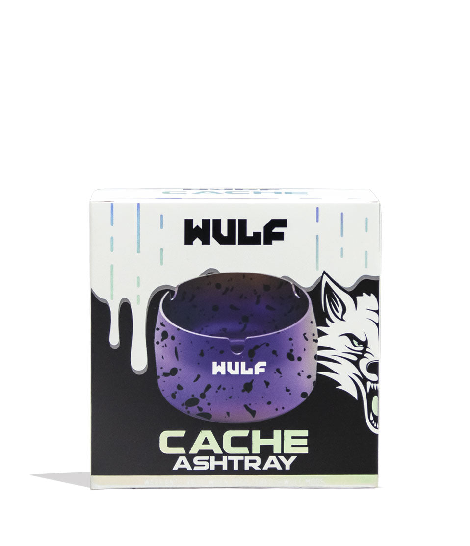Full Color Wulf Mods Cache Ashtray Packaging Front View on White Background